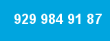 929 984 91 87 929 984 91 87